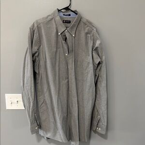 Chaps Men's Charcoal Button-Down Shirt